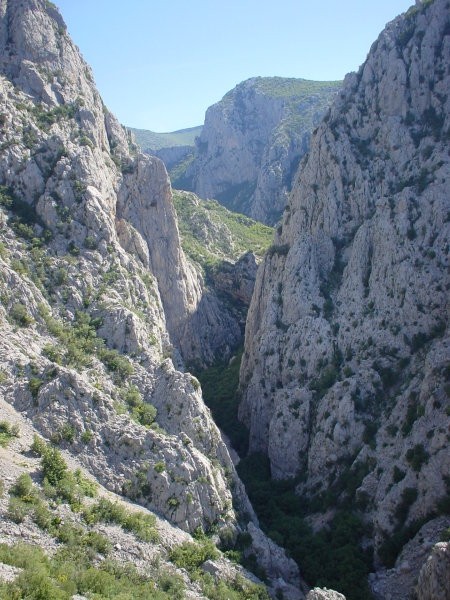 Kanjon V.Paklenice-pogled zvrha Nosorog-a