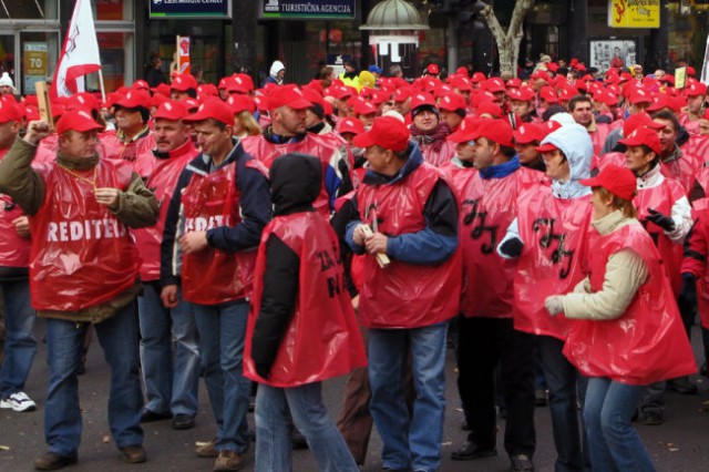 Delavske demonstracije 2007 - foto