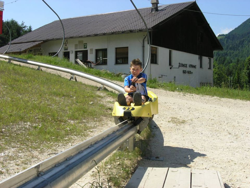 At the Besna Pehta, summer sledding