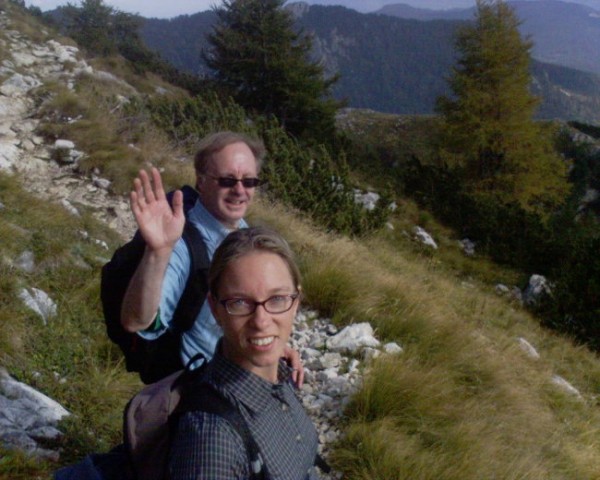 Me and my best friend Terry from Montana - in Slovenian mountains