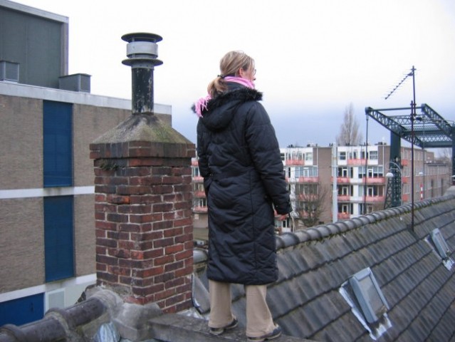 ABOVE AMSTERDAM
On the top of the roof