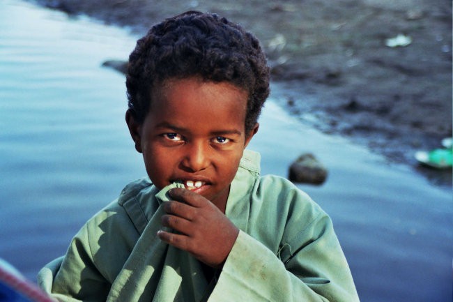 Nubijski deček, Egipt