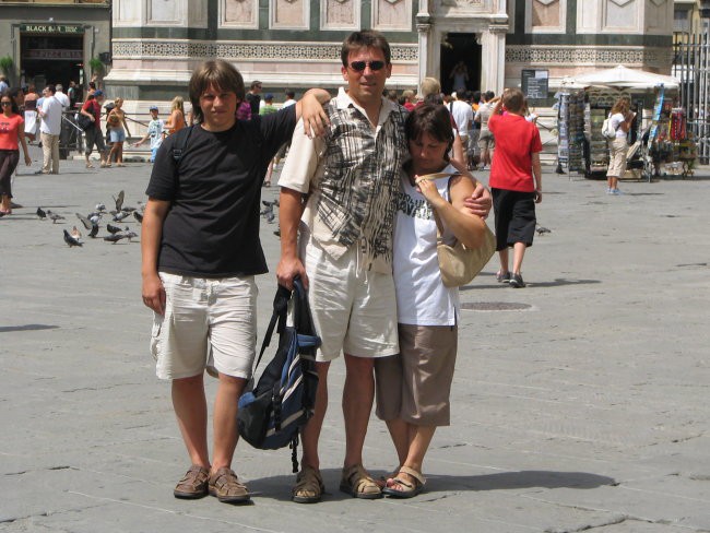 Florence - in front of thr church Santa Maria del fiore