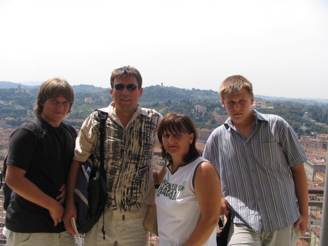 Florence - on the top of the dome Santa Maria del fiore