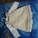 Oblekica+majcka, komplet, nikoli nosena,  zaradi letnega casa , se neoprana- stevilka 68
