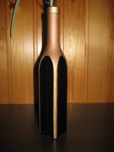 2 Steklenica črno-bakrena (M)