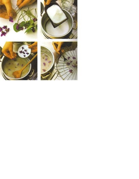 Kandirani cvetovi - foto povečava