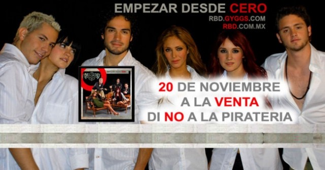 RBD CD Empezar desde cero - foto