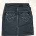 nosečniško jeans krilo črne barve C&A , št. 40
