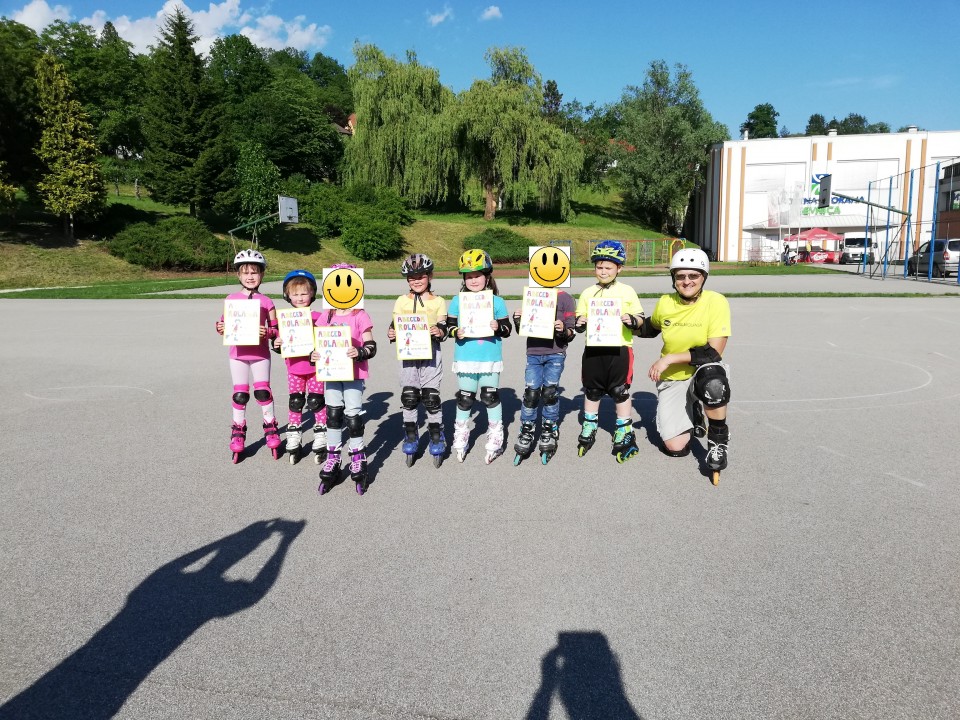 Začetni tečaj rolanja - Sevnica, maj 2019 - foto povečava