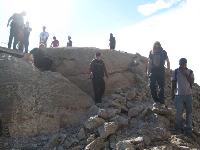 Vzpon na vrh Mt. Rushmor-a, na vrh kipov - foto