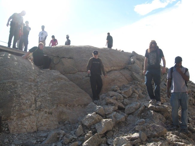 Vzpon na vrh Mt. Rushmor-a, na vrh kipov - foto povečava