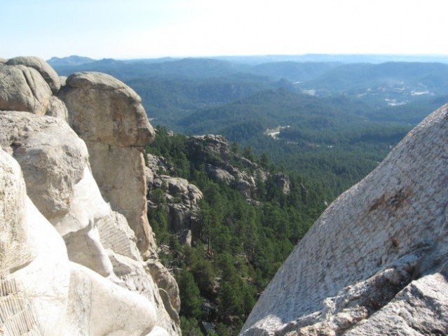 Vzpon na vrh Mt. Rushmor-a, na vrh kipov - foto