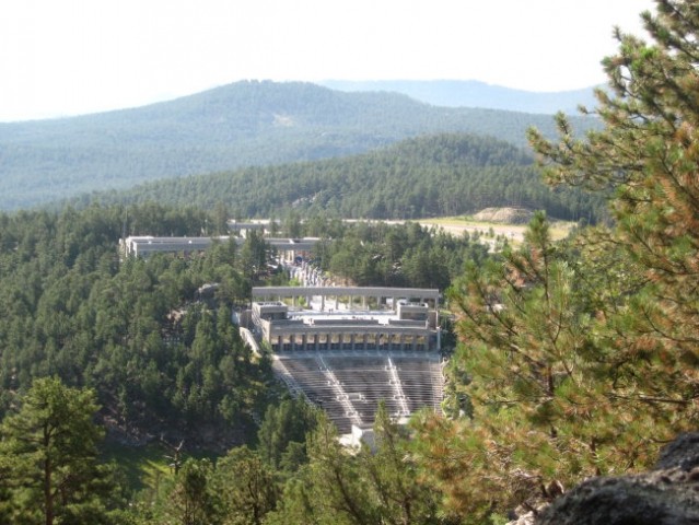 Vzpon na vrh Mt. Rushmor-a, na vrh kipov - foto