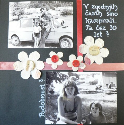 Scrapbook - Darilo za starše za 30 let poroke - foto
