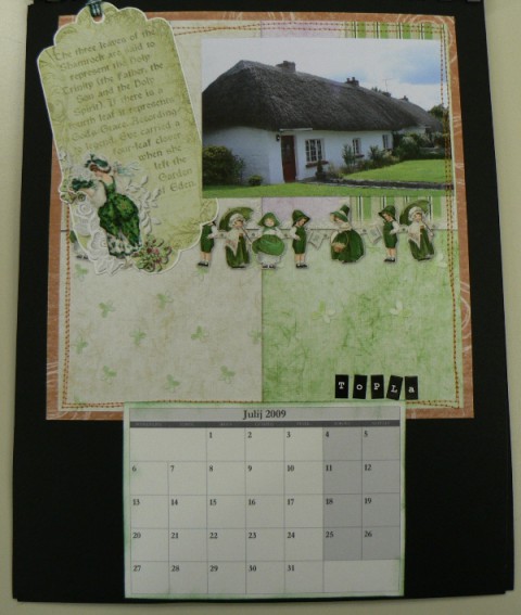 Scrapbook - koladar Moja pravljična Irska (ja - foto