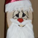 Božično swap darilo za Dodo - Božičkov palček iz debla....velik cca 80 cm (s kapo vred :-)