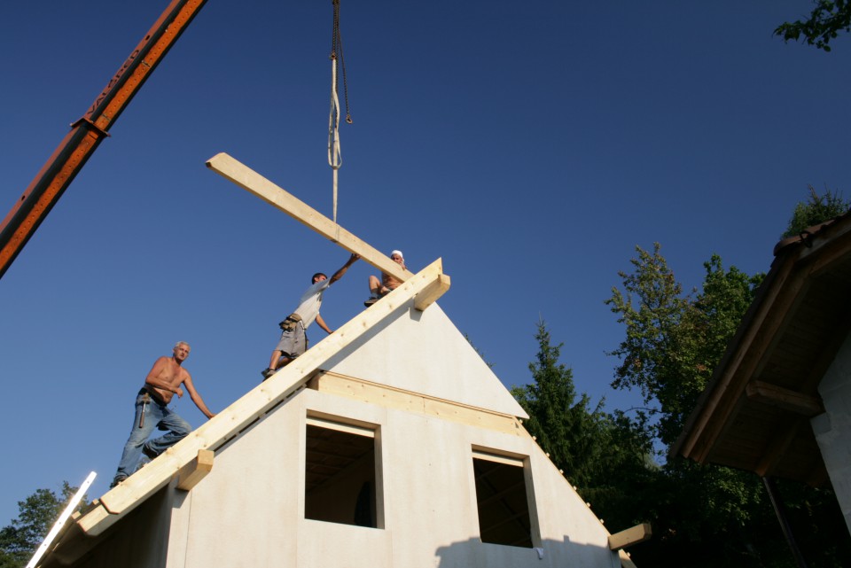 Gradnja hiše - foto povečava