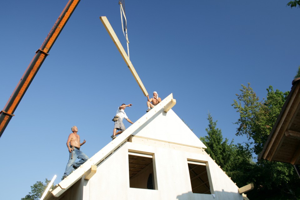 Gradnja hiše - foto povečava
