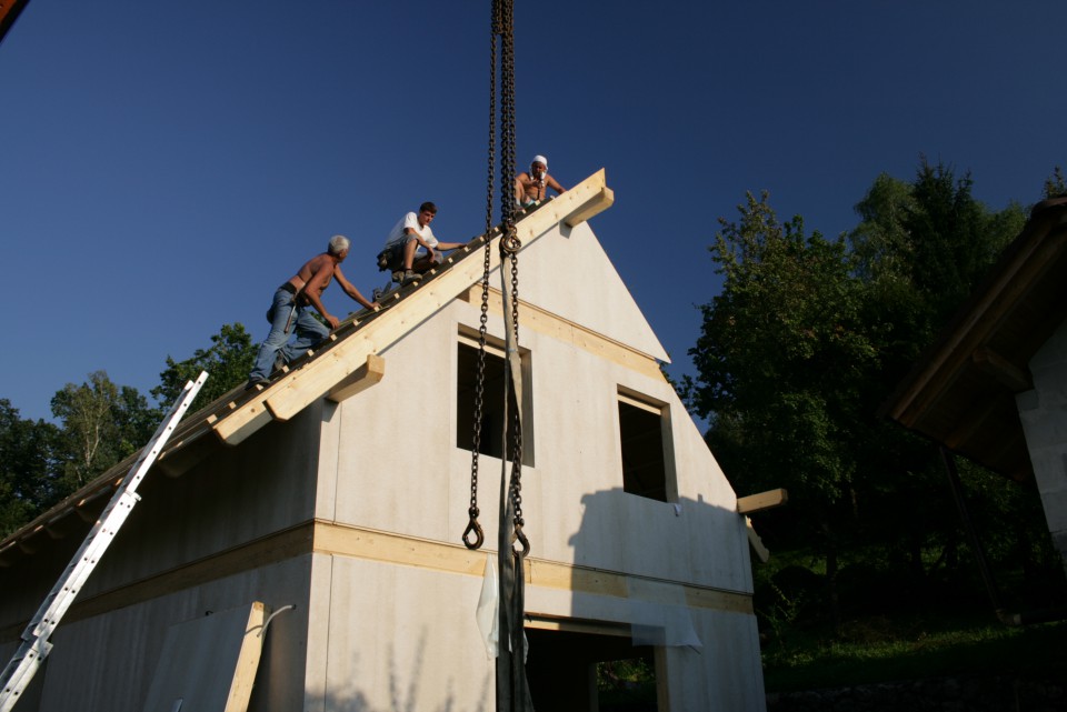 Gradnja hiše - foto povečava