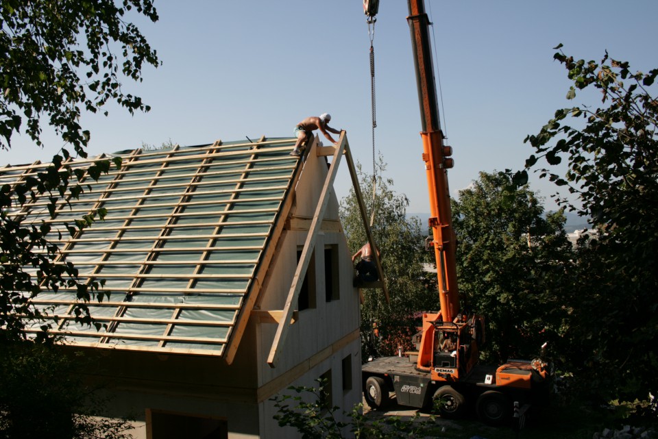 Gradnja hiše - foto povečava