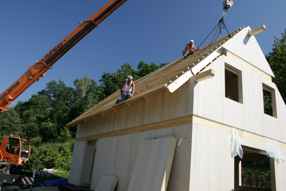Gradnja hiše - foto povečava