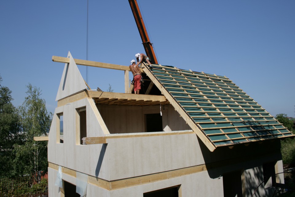 Gradnja hiše - foto povečava