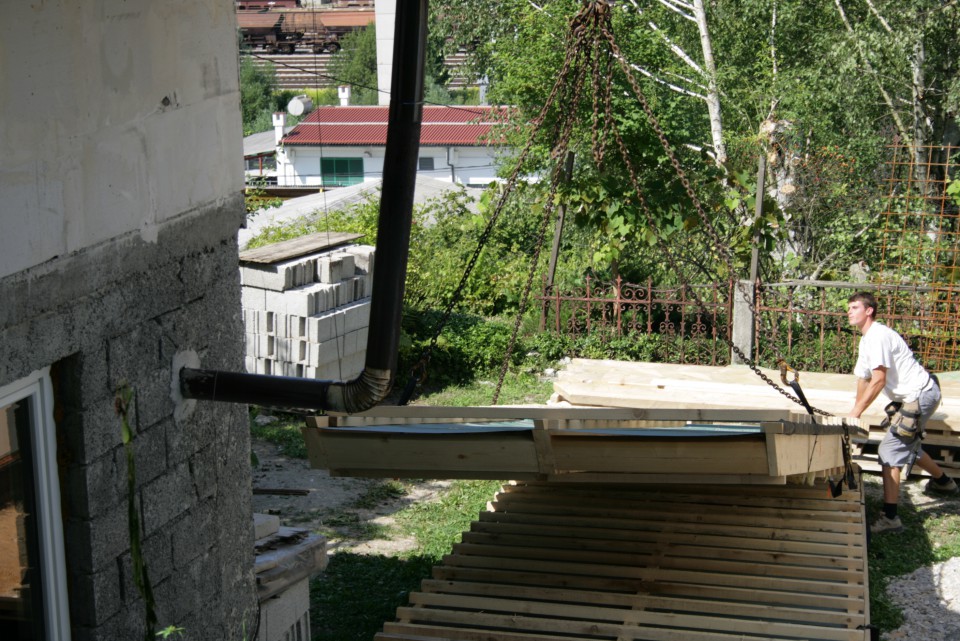 Gradnja hiše - foto povečava