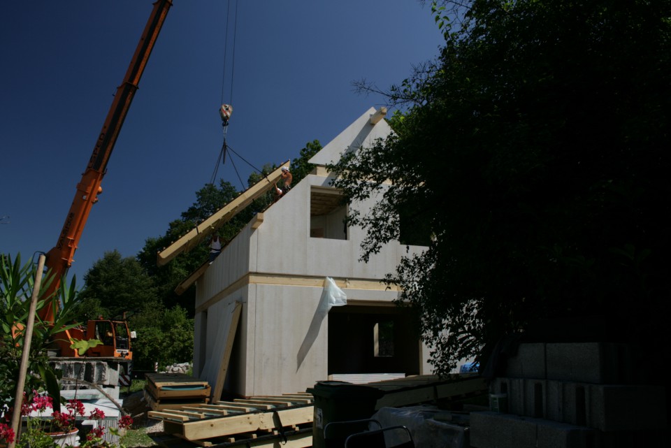 Gradnja hiše - foto povečava