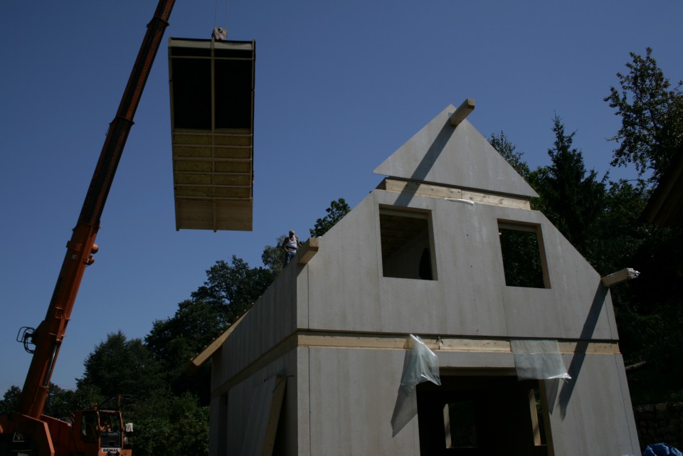 Gradnja hiše - foto povečava