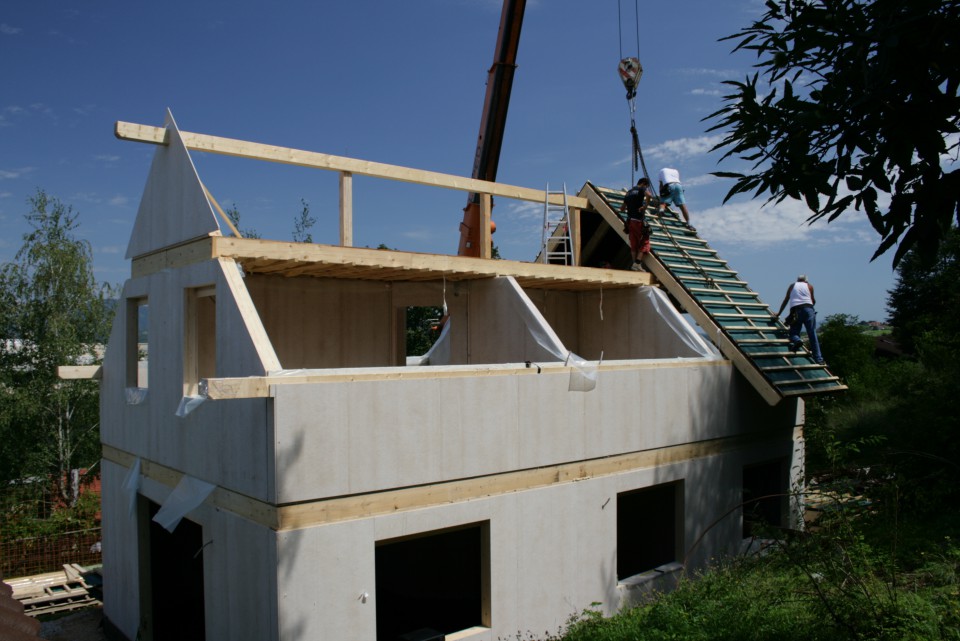 Gradnja hiše - foto povečava