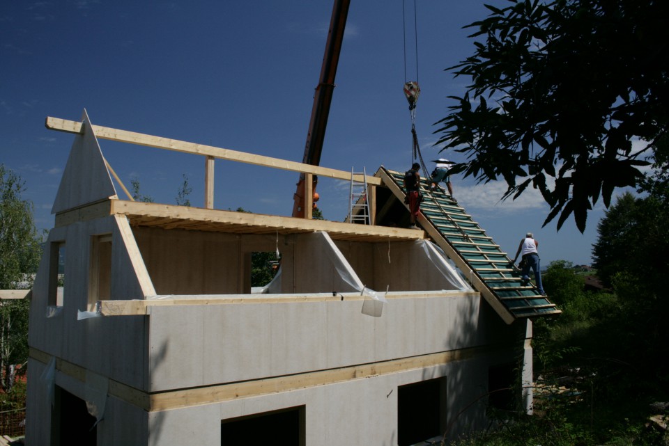 Gradnja hiše - foto povečava