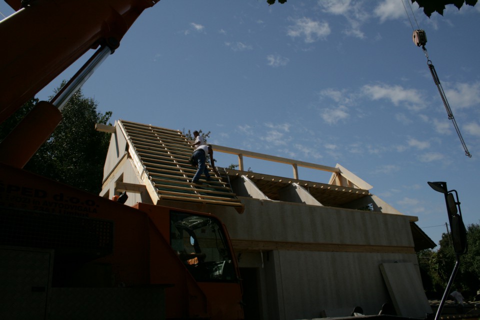 Gradnja hiše - foto povečava