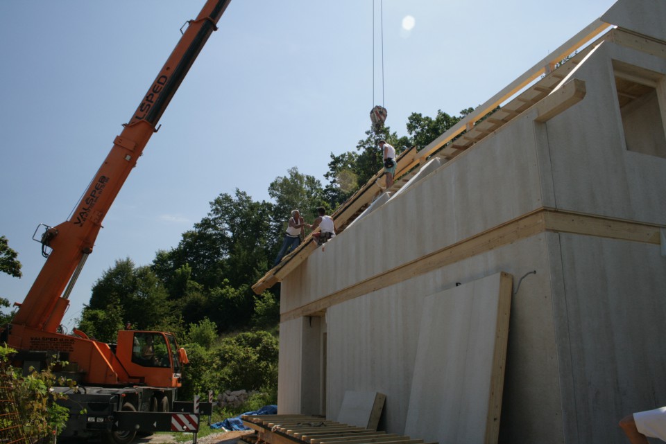 Gradnja hiše - foto povečava