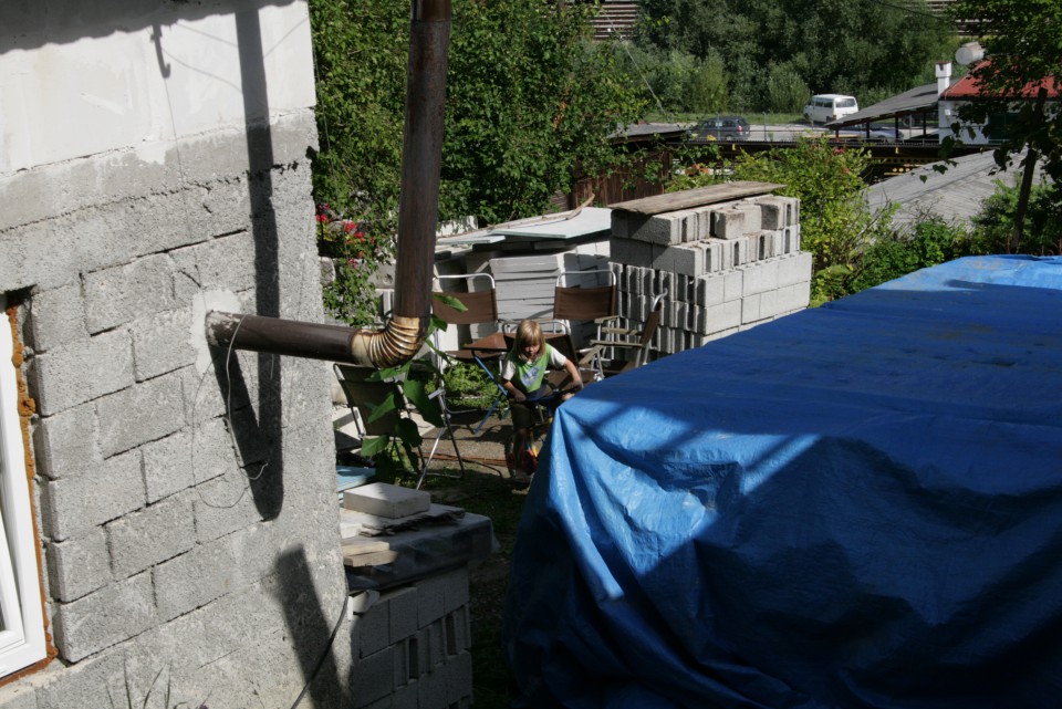 Gradnja hiše - foto povečava