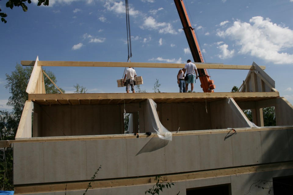 Gradnja hiše - foto povečava