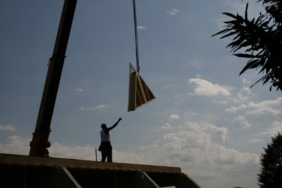 Gradnja hiše - foto povečava