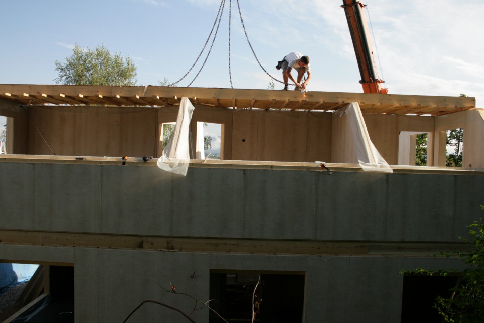 Gradnja hiše - foto povečava