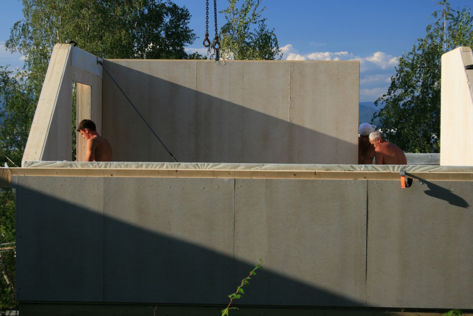 Gradnja hiše - foto povečava