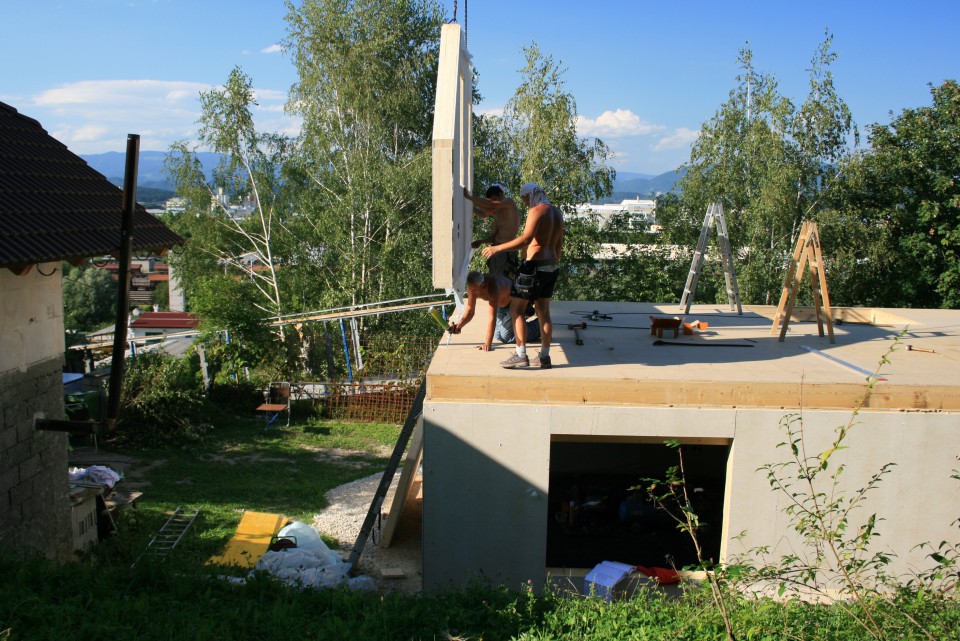 Gradnja hiše - foto povečava