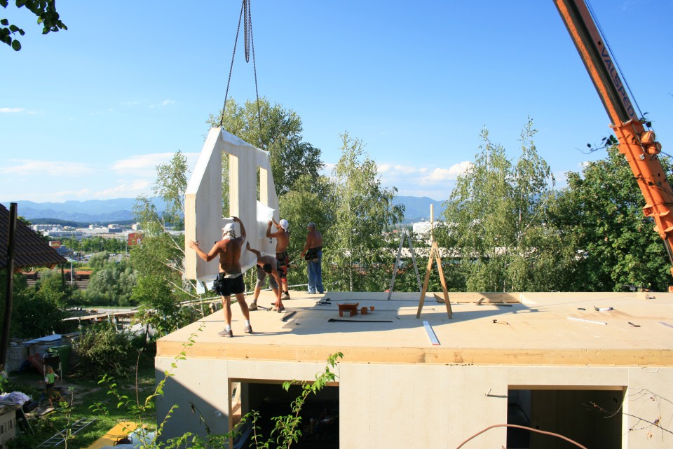 Gradnja hiše - foto povečava