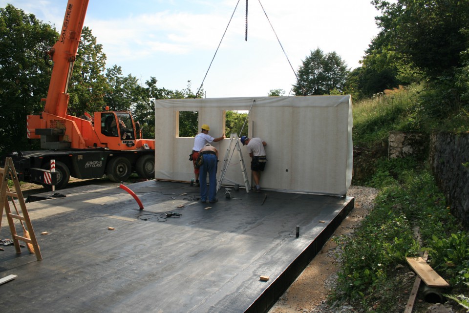 Gradnja hiše - foto povečava