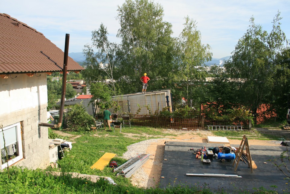Gradnja hiše - foto povečava