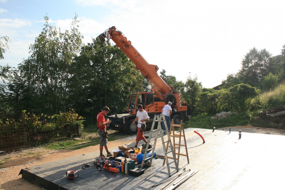 Gradnja hiše - foto povečava