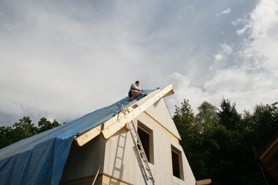 Gradnja hiše - foto povečava