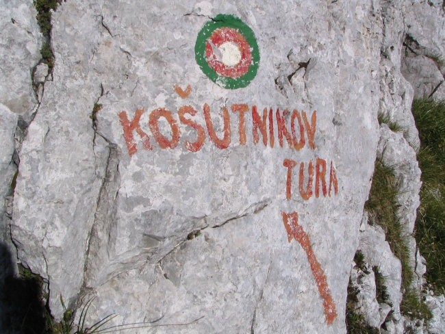 Košutnikov turn - zahodni raz - foto povečava