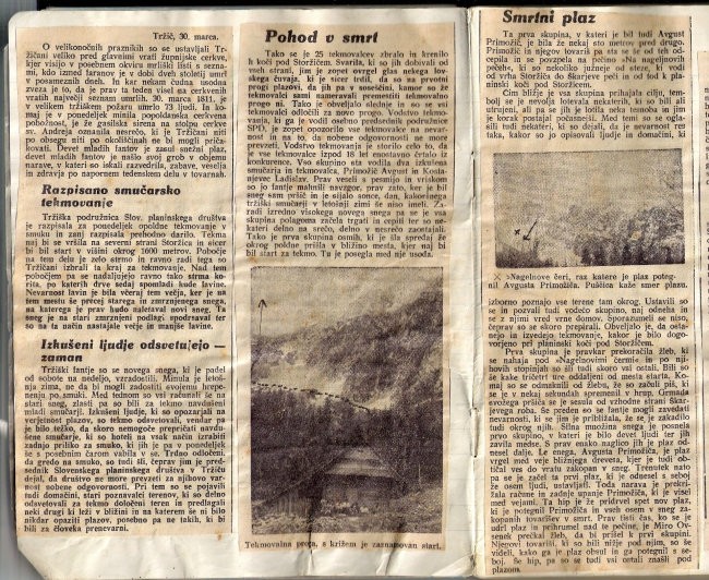 Članek v časopisu leta 1937