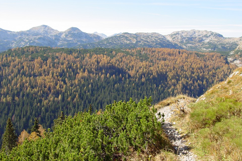 Jesen v Dolini triglavskih jezer (12.10.2008) - foto povečava