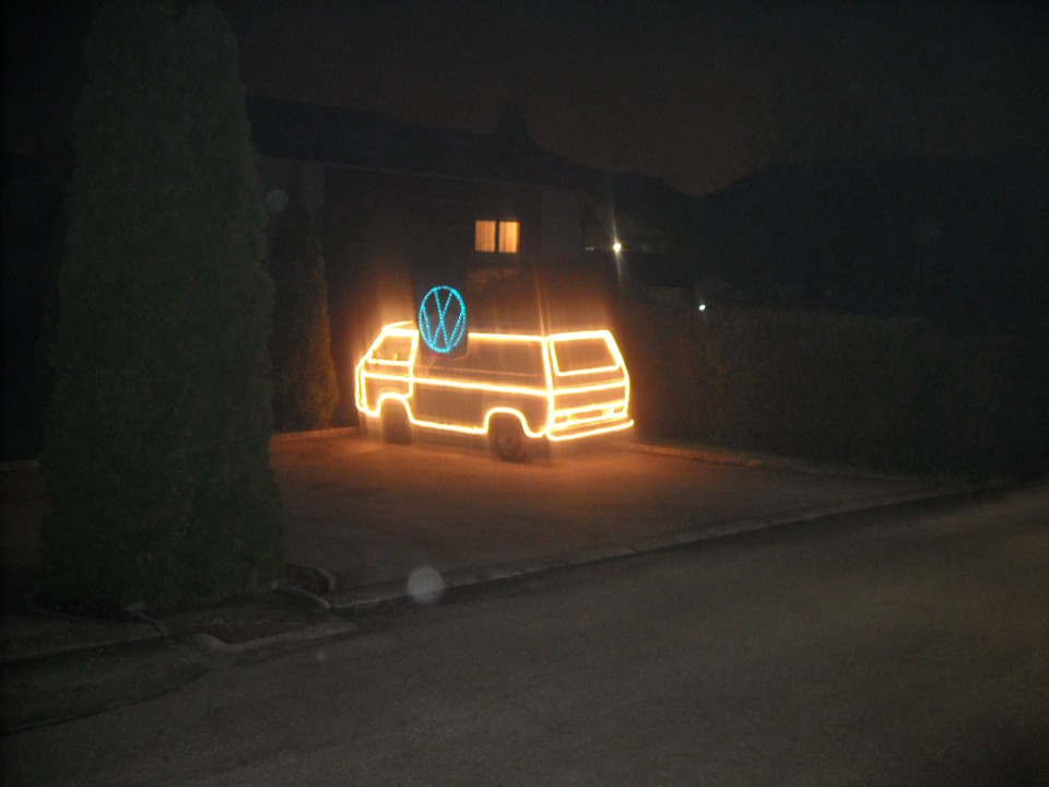 Božični VW T3  - foto povečava