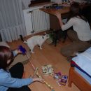 Johnny in Lucky dobita Božičkova darila, predbožični večer 2007